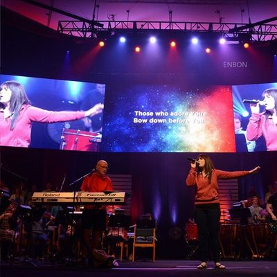 P3.91 AC110V屋内フル カラーのLED表示SMD2020 2880HZ