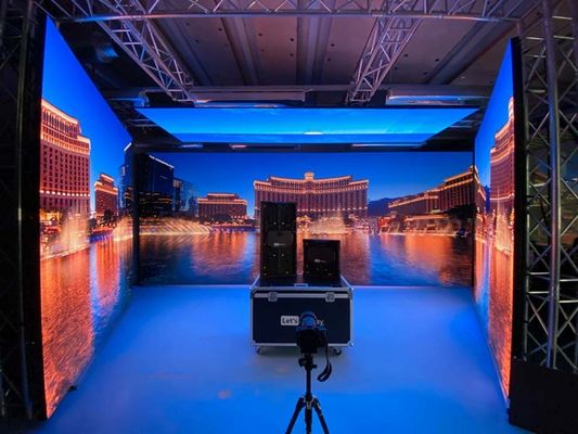 P1.95 P2.5 P2.6 バーチャル プロダクション Xr LED スクリーン 7680hz 映画スタジオ 3D 没入型