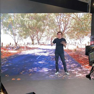 注文の設計商業導かれたスクリーン、通りの映画 XR の段階によって導かれる表示