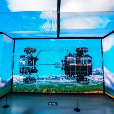 3840hz 3D没入型湾曲LEDビデオウォールP1.57 P1.87 P2バーチャル