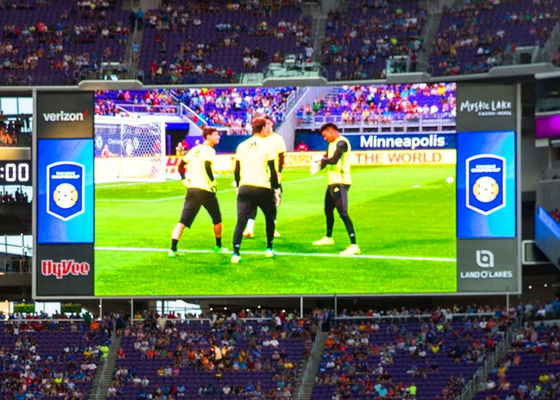 完全な防水屋外P4 P5 P6 P8 P10   ダイカストで形造る アルミニウム キャビネットが付いている屋外の大きい導かれた表示画面