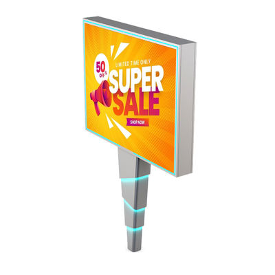 簡単に設置する 8000nits IP65 p6 スチール 屋外 Led デジタル 広告ボード