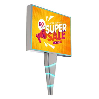 簡単に設置する 8000nits IP65 p6 スチール 屋外 Led デジタル 広告ボード