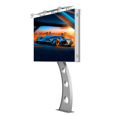 IP65 防水 p6 8000nits スチール 広告 デジタル 画面 屋外 LED 掲示板