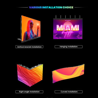 7680Hz P2.976 ステージのための壁ビデオディスプレイ 教会コンサート イベント パンタラ 室内・屋外レンタル LEDスクリーン レンタル