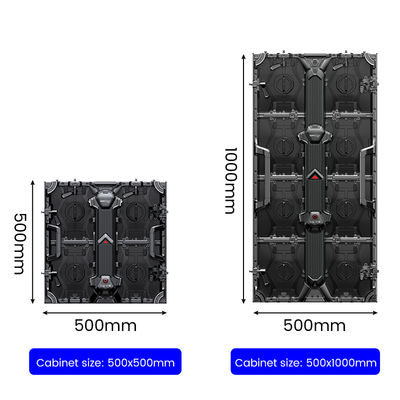 P3.91 50/60hz フレーム変化周波数とGe 800cd/m2の明るさを持つステージレンタル LEDディスプレイ
