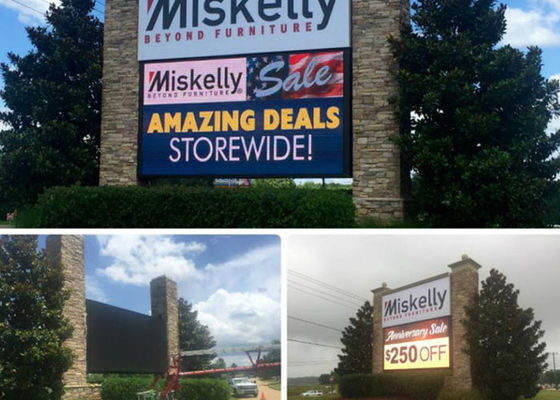 IP65 RGB学校のための静的な屋外LEDの掲示板P20フル カラーのLED表示