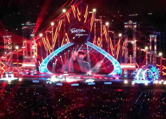 屋内段階のレンタルLED表示6mmピクセル ピッチ192mm x 192mmモジュールのサイズ