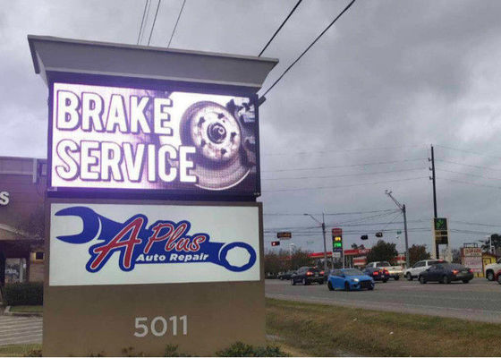 前部開始キャビネットとの屋外の二重側面の前部アクセスのLED表示HD P4