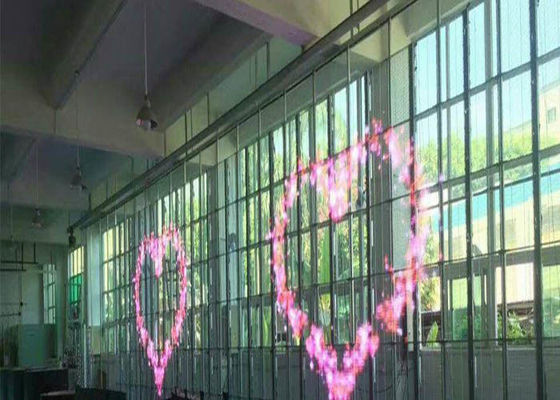 P15透明なLED表示ゆとりのフル カラーSMD3528省エネ65746 Dos/Sqm