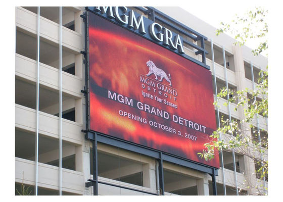 7500nitsは屋外のLED表示16mmピクセル競技場LEDスクリーンを修理した