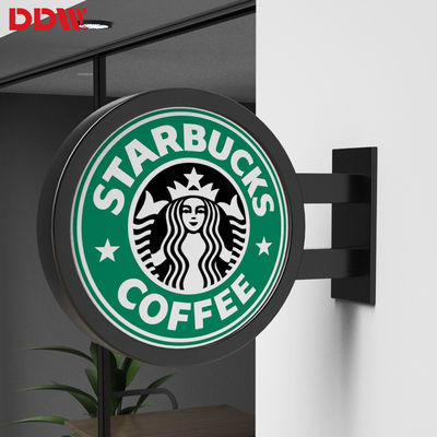 屋外の P4.68 の円形の LED の印、円形の導かれたロゴの表示