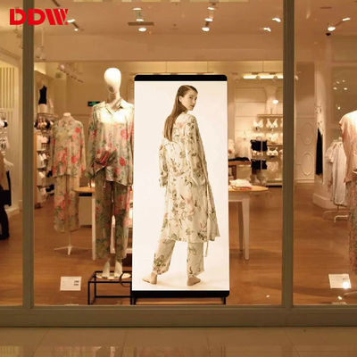 デジタルビデオ広告 LED ミラースクリーン 屋内 超薄型 ポータブル P1.75 P2 P2.5